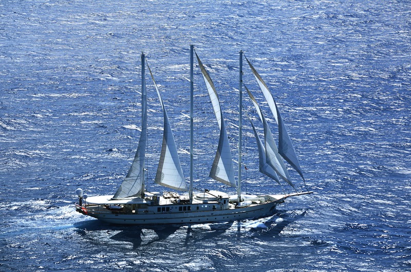 sailing yacht vs motor yacht charter cost