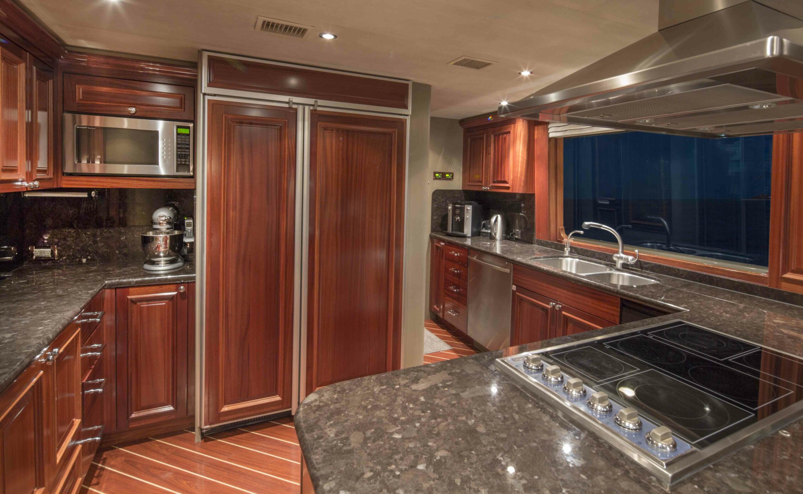 M/Y Antares yacht for sale, galley.