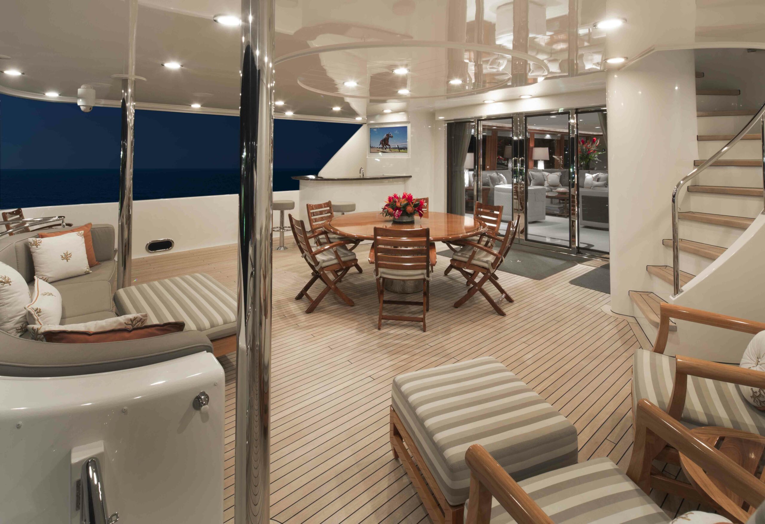 M/Y Antares yacht for sale, upper deck