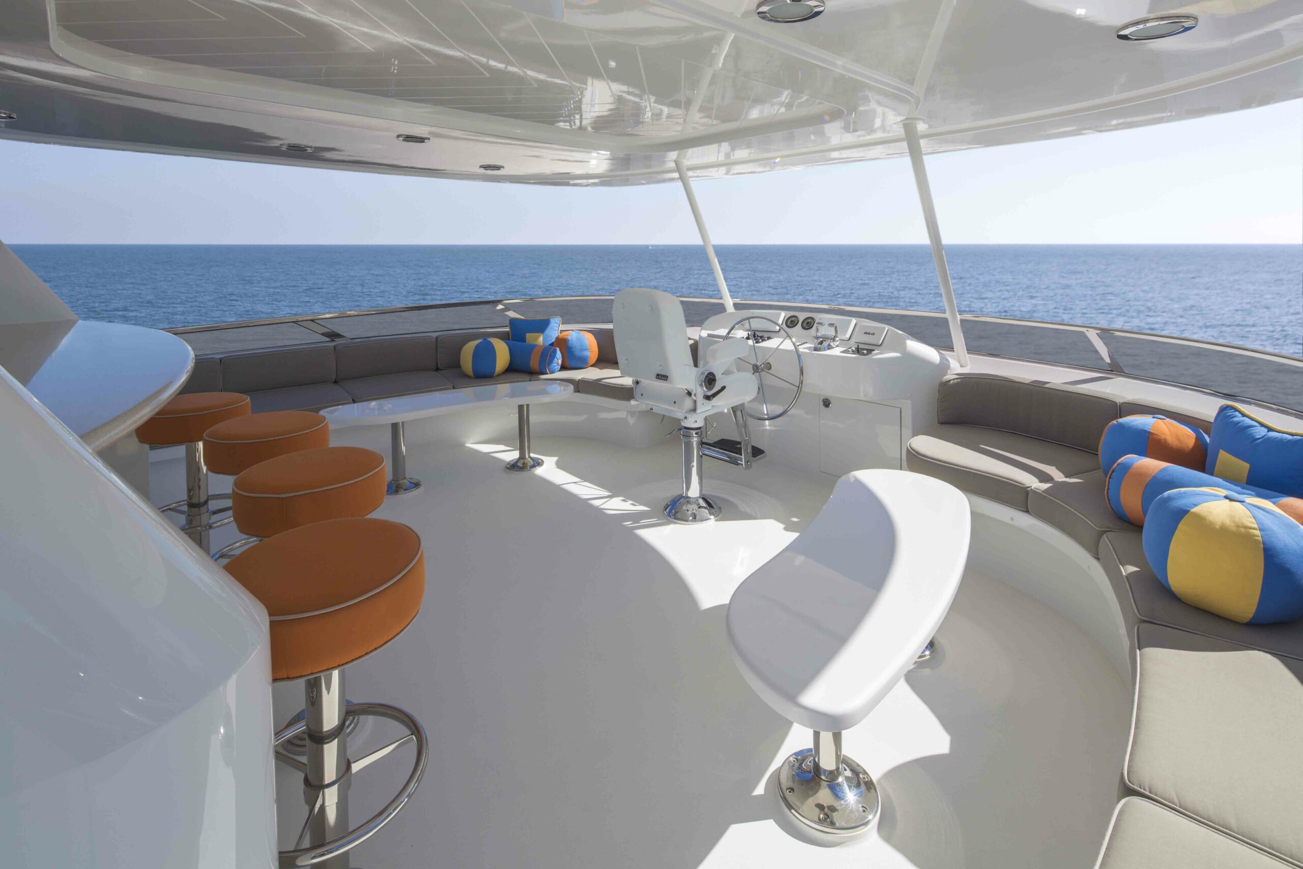 M/Y Antares yacht for sale, sun deck