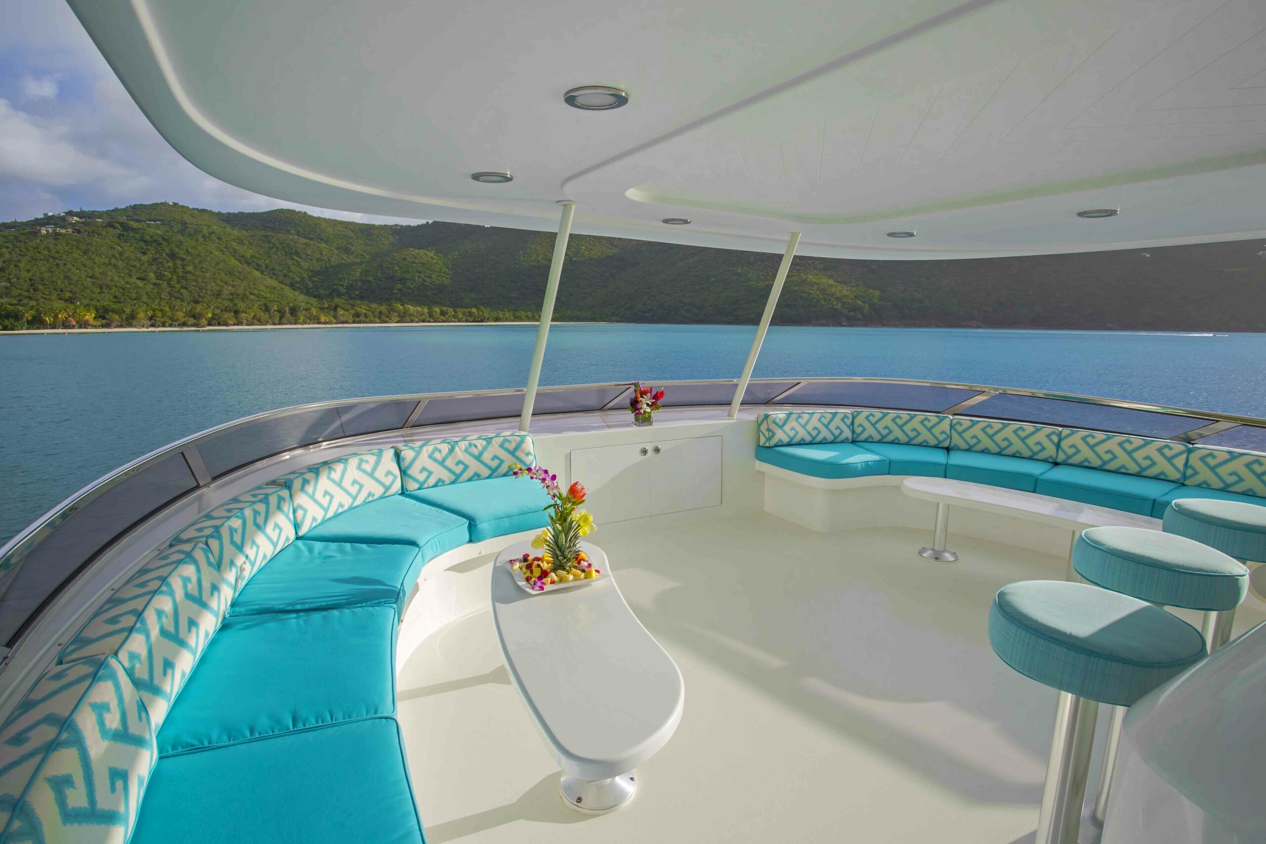 The Sundeck on Arioso a Wesport 130 in St Thomas