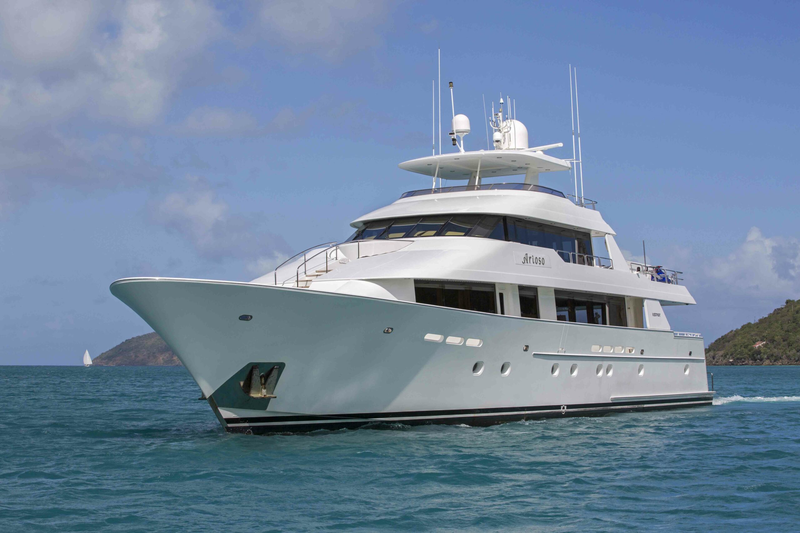 Arioso a 130-ft Westport in St Thomas.