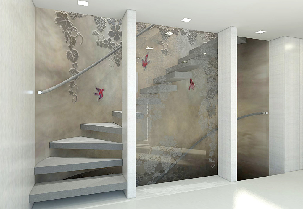 M/Y QUINTA ESSENTIA, stairs