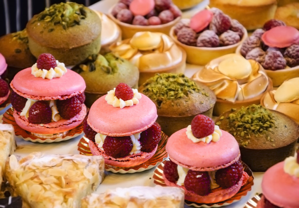 Sublime desert canapes served on a corporate yacht charter on M/Y SKYFALL