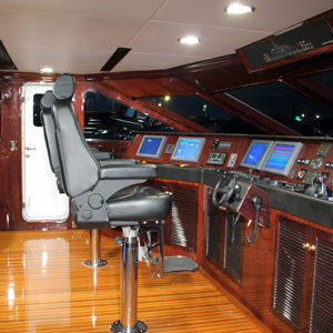 Ionian Princess yacht for sale, pilot house