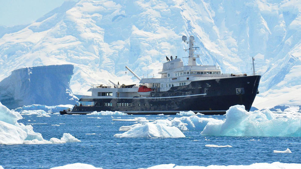 ice class expedition yacht for sale