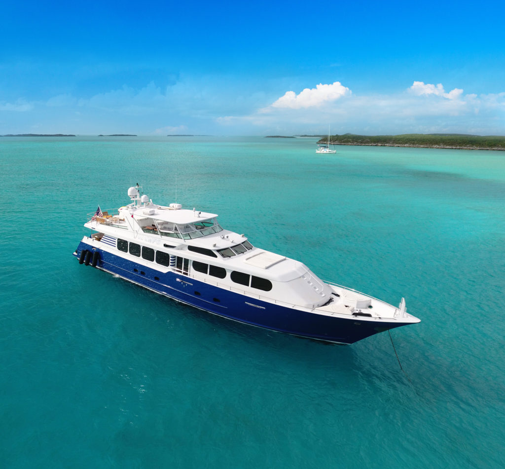 Charter the newly refit 110′ Broward IL CAPO