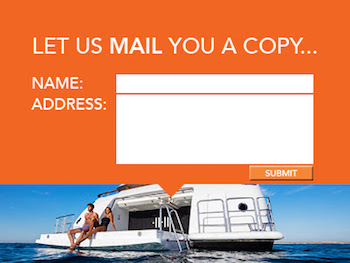 private yacht vacations catalogue 2017 request form
