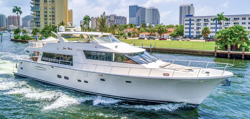 85' PACIFIC MARINER YACHT JOAN MARIE FOR SALE