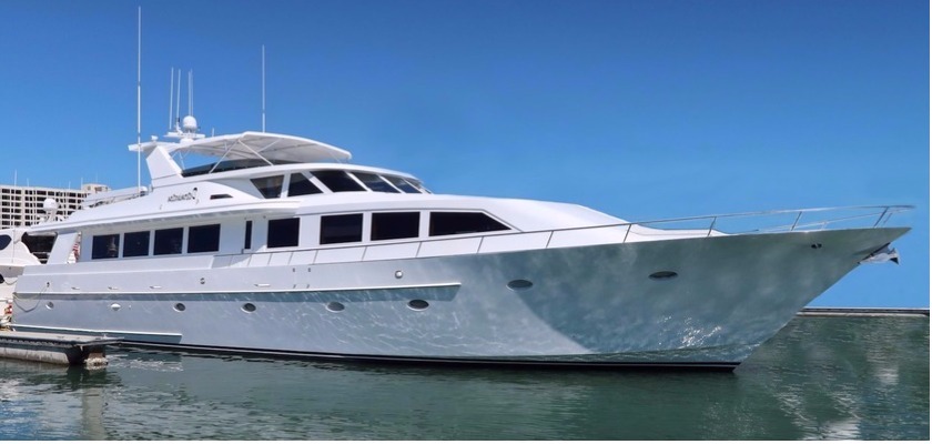 DETERMINATION - 102' Crescent Motor yacht 1991
