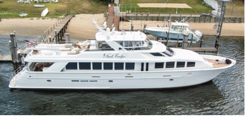 100' HATTERAS YACHT NICOLE EVELYN FOR SALE