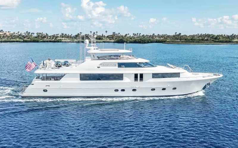 Profile of OUR HERITAGE 112' Westport Yacht