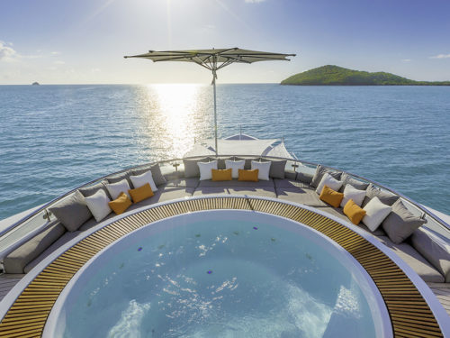What to Expect on a Superyacht Charter - charter yacht AQUAVITA jacuzzi