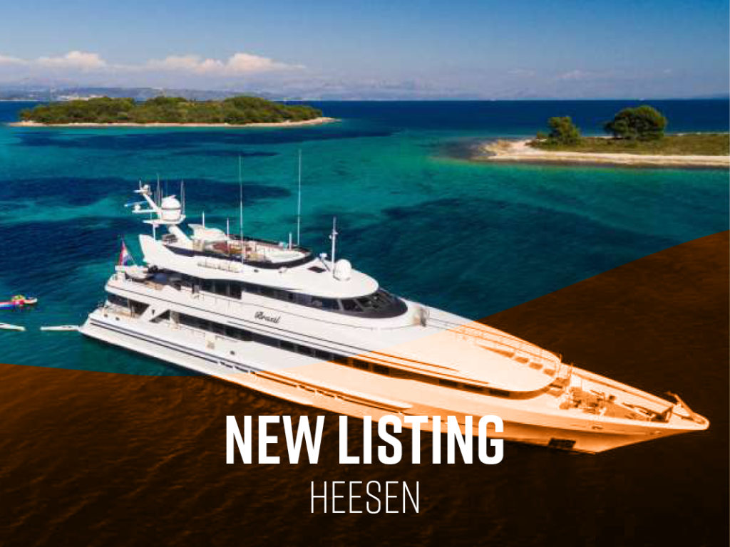 New Central Listing: 40m Heesen BRAZIL