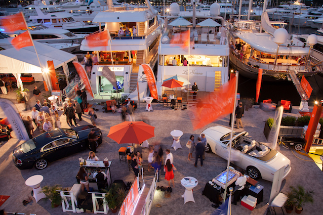 How to sell a boat - display at a yacht show