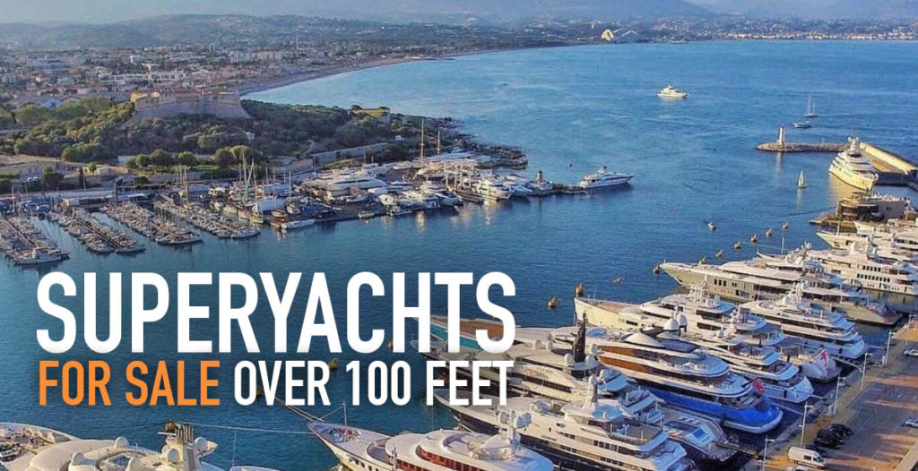 Featured Superyachts for Sale Over 100′