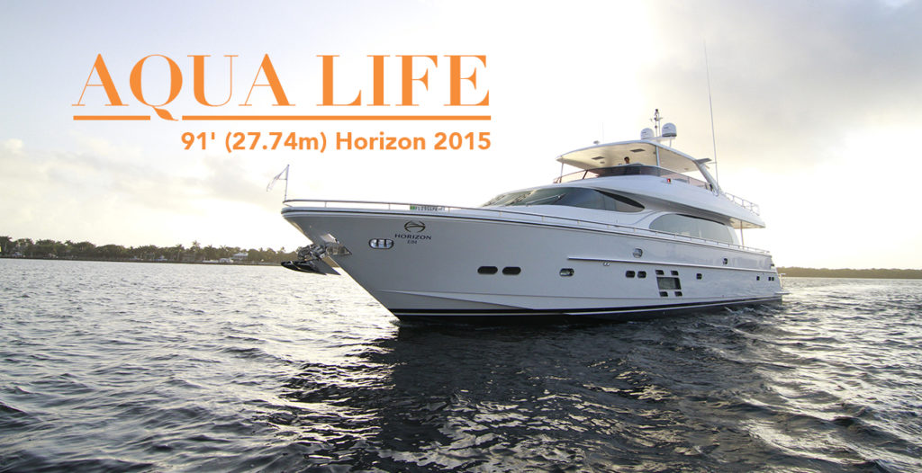 NEW CHARTER YACHT | AQUA LIFE Horizon 2015