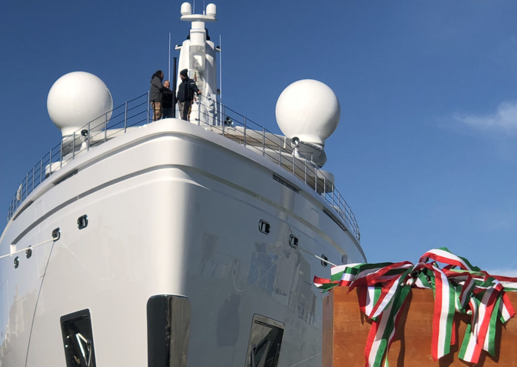 Benetti Launches Largest Yacht Ever Built in Their Italian Shipyard: Project FB272