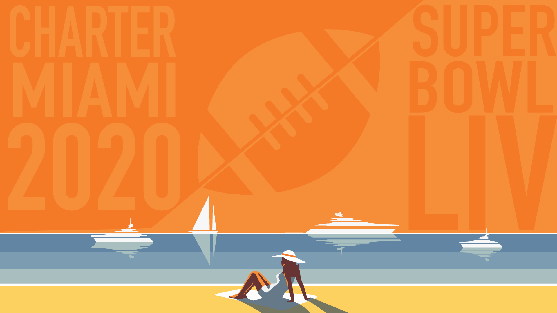 Yacht Charter in Miami for Super Bowl 2020, Super Bowl LIV Miami