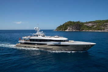 Profile of LILI 180 foot Amels yacht for sale