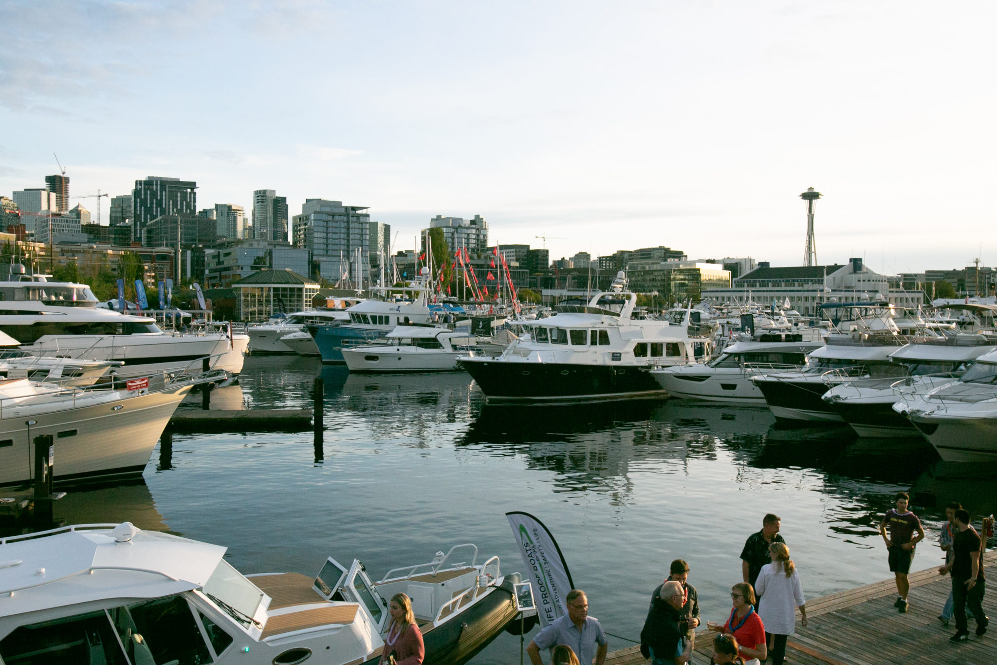 Seattle Boats Afloat Show Dock View