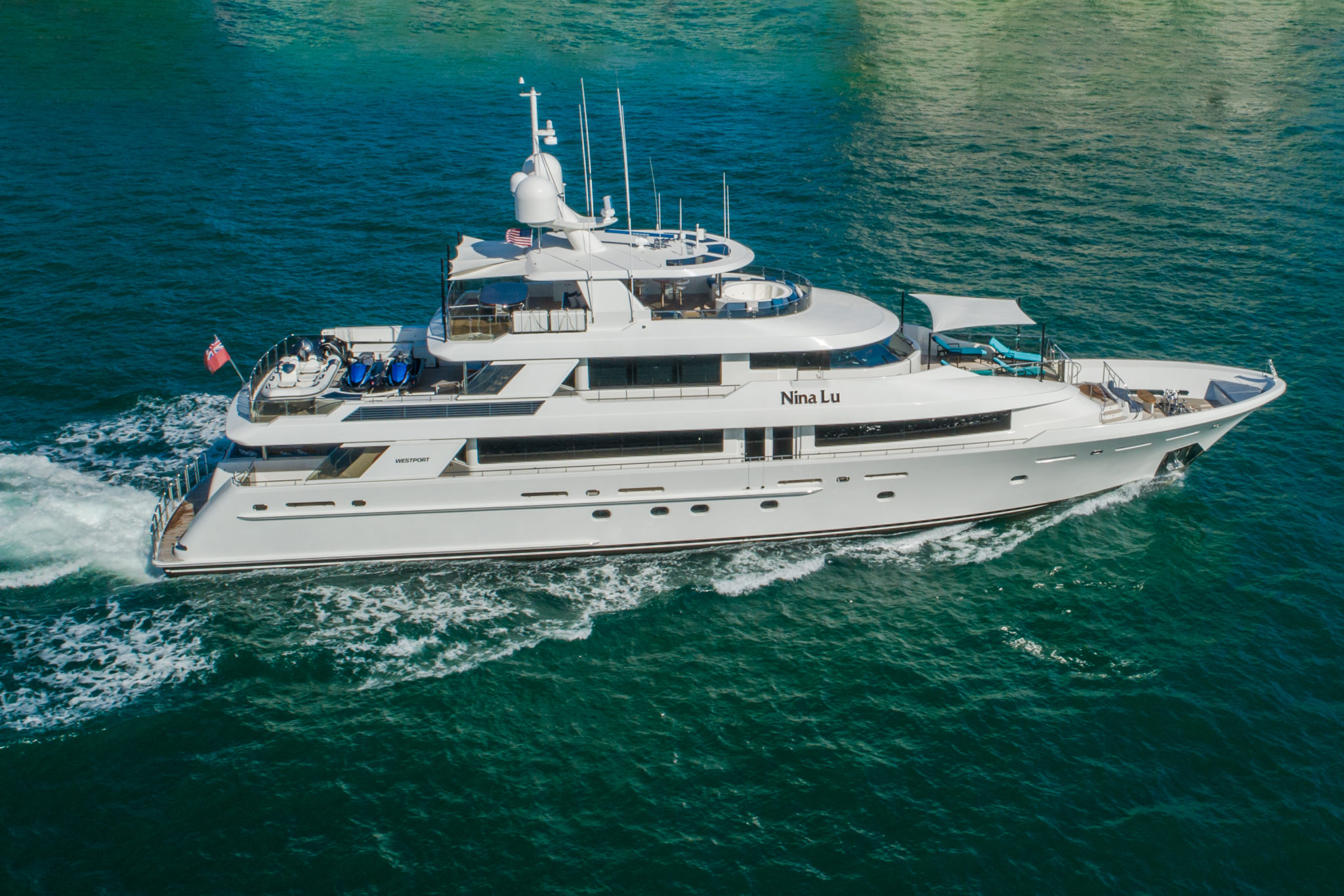 40m Westport Yacht NINA LU now for sale