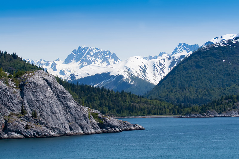 Ella Bay on a yacht charter itinerary Alaska
