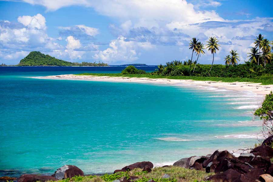 Beach on Grenada yacht charter