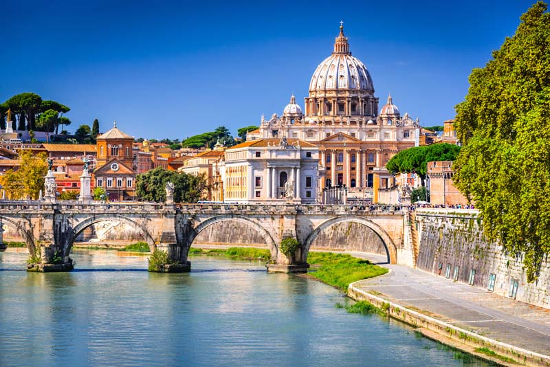 The Vatican on a yacht charter itinerary Amalfi Coast