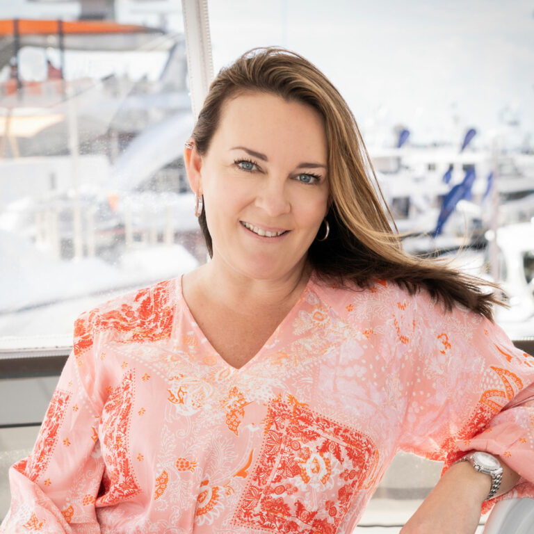 Headshot of Alicia Ewing, a Worth Avenue Yachts Newport Luxury Charter Broker.