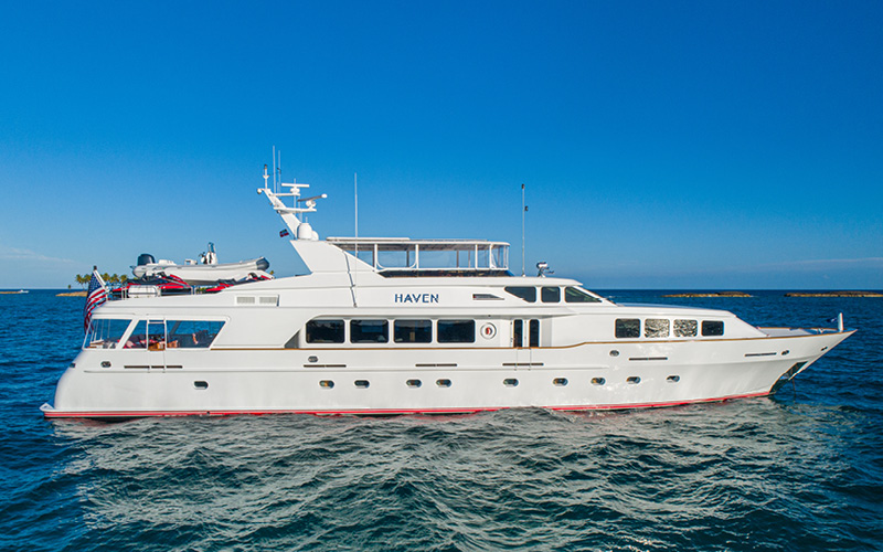 HAVEN 124' Trinity Yacht 2003/2018 - Profile