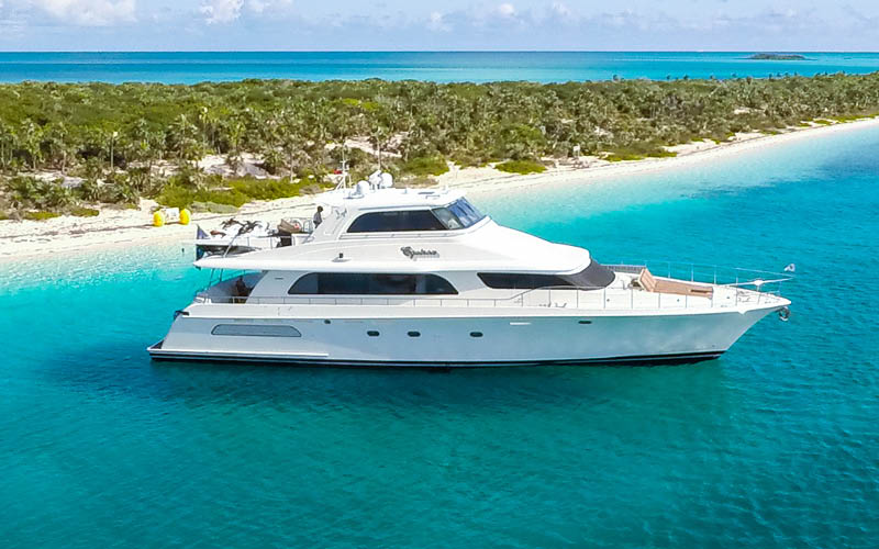 Profile of EQUINOX 81 foot Cheoy Lee yacht for sale