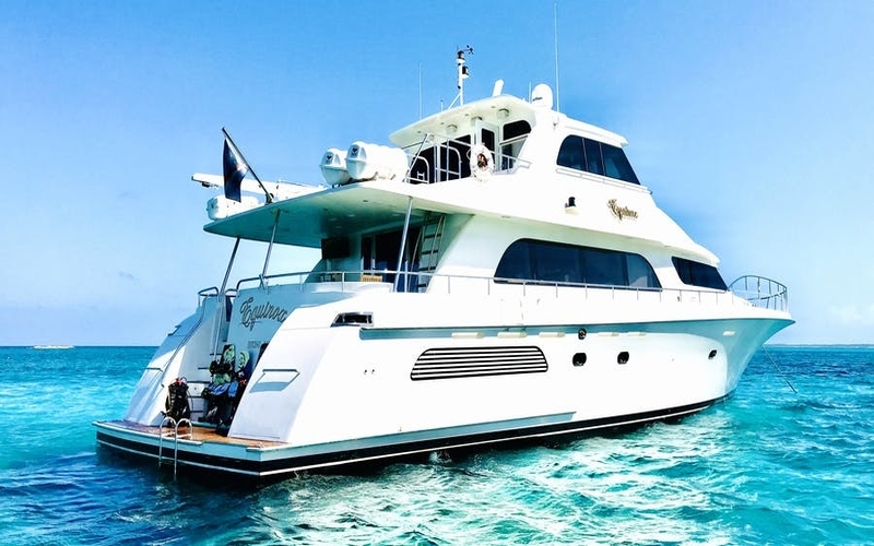 Aft Profile of EQUINOX 81 foot Cheoy Lee yacht for sale