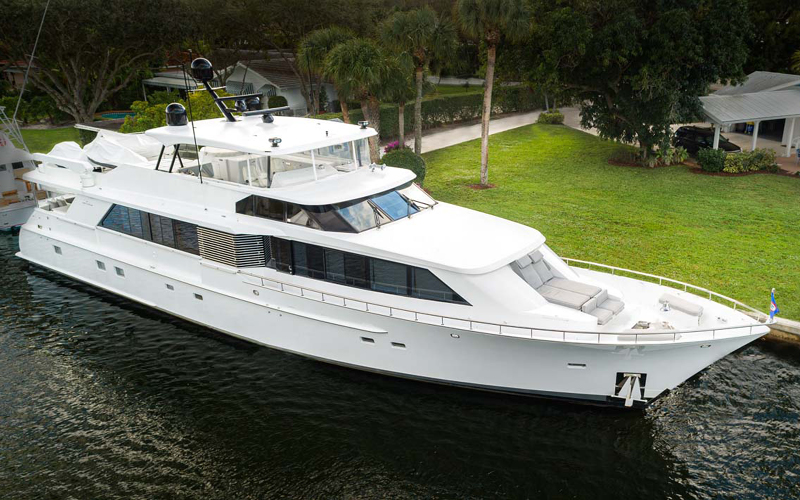 Profile of PATIENCE 96 foot Nordlund yacht for sale