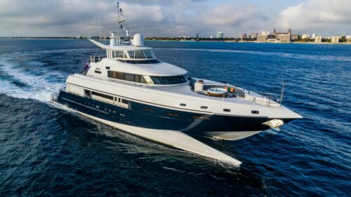 Spirit yacht Wavepiercer dual-hull motor yacht for sale catamaran