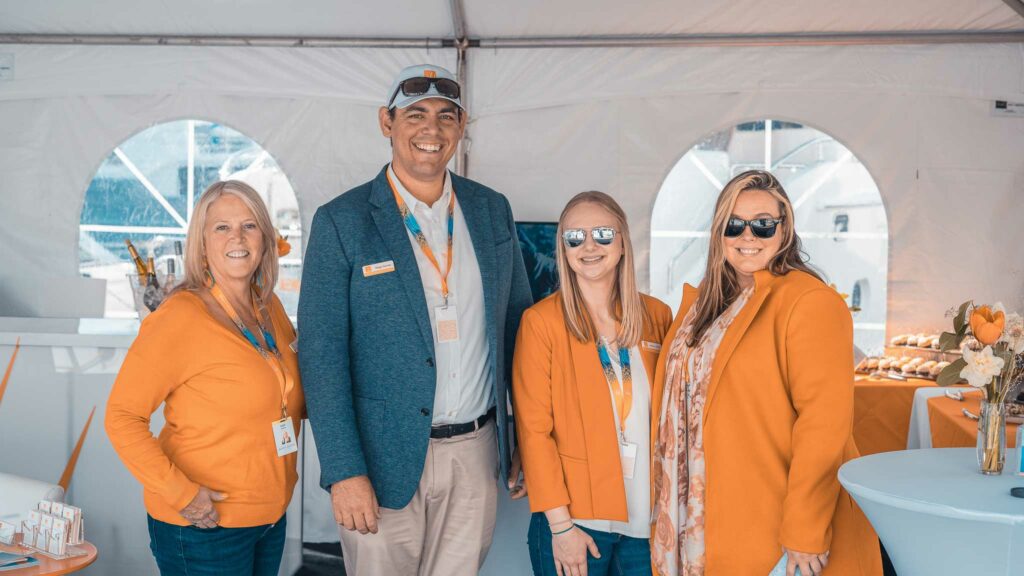 Boats Afloat Show Worth Avenue Yachts Team Members Photo