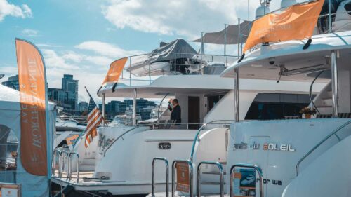 Boats Afloat Show Photo of yachts on display