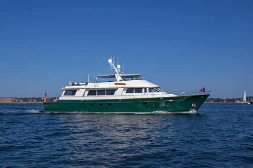 Profile of STARLIGHT 106 foot Custom Ray Hunt yacht for sale