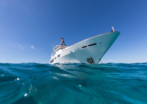 MISS STEPHANIE 138' Richmond Jumping of the bow
