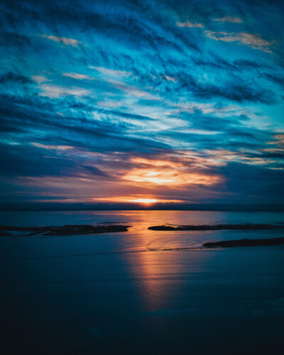 Sunset in Canadian Gulf Islands