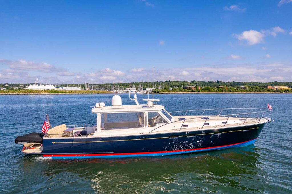Profile of WAVE DANCER 55 foot MJM yacht for sale