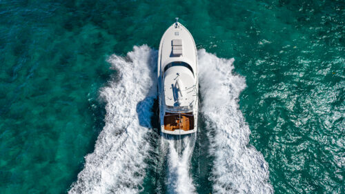 EL PATO 48 Viking Convertible Sport Fisher Aerial Running