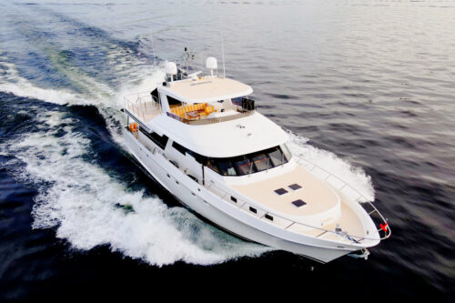 THE HAPPY BOAT 75' Nordlund Yacht 2002 Underway
