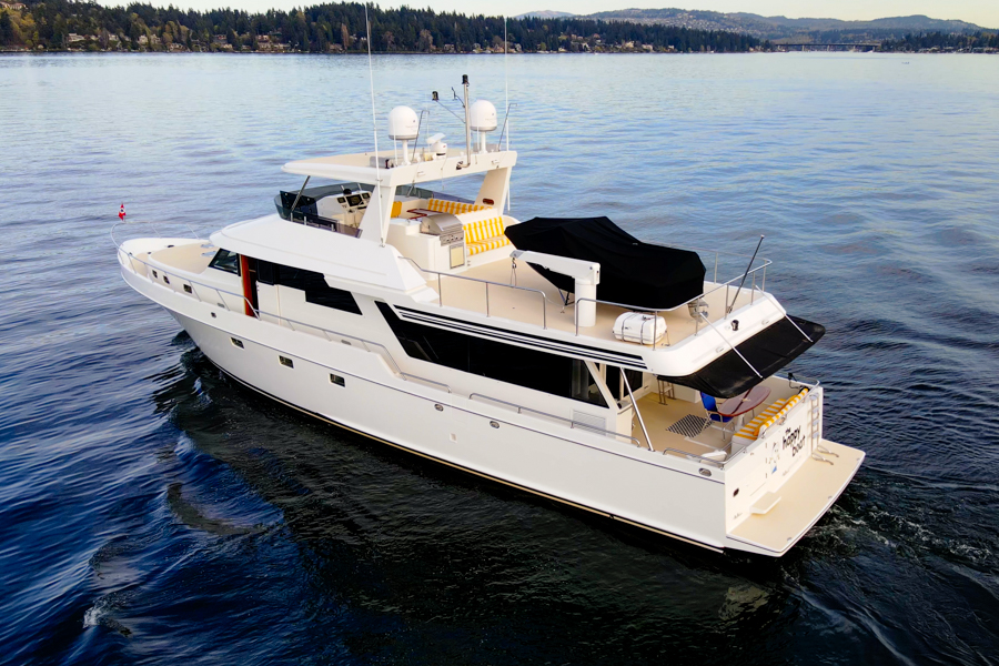 THE HAPPY BOAT 75' Nordlund Yacht 2002 Aft Deck