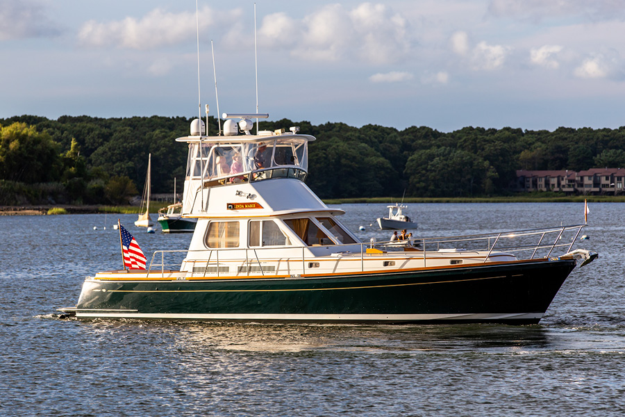 Profile of LINDA MARIE 48 foot Alden yacht for sale