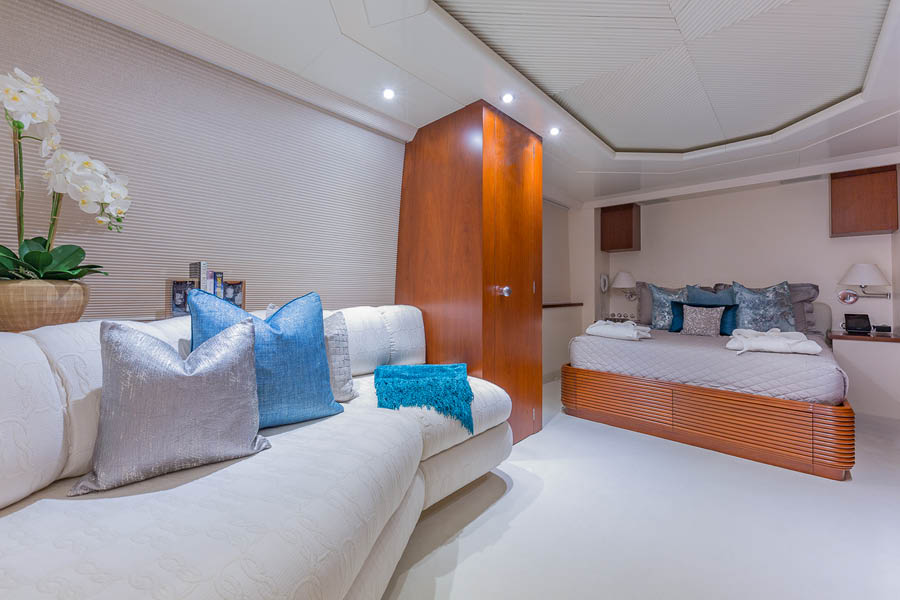 VIP stateroom of LADY S 151 foot Benetti yachts for sale