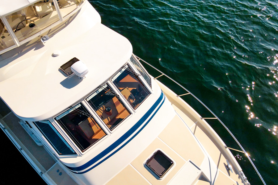 SIERRA FOX 54 Offshore Pilothouse Aerial