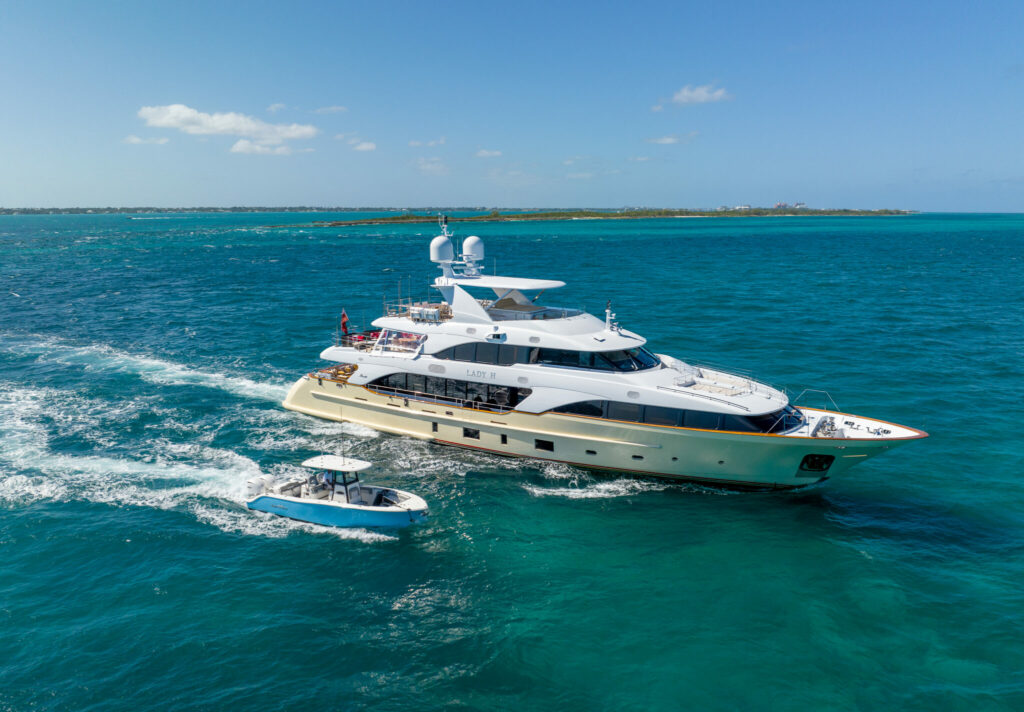 121' Benetti LADY H Available for Charter. Bahamas Yacht Charter