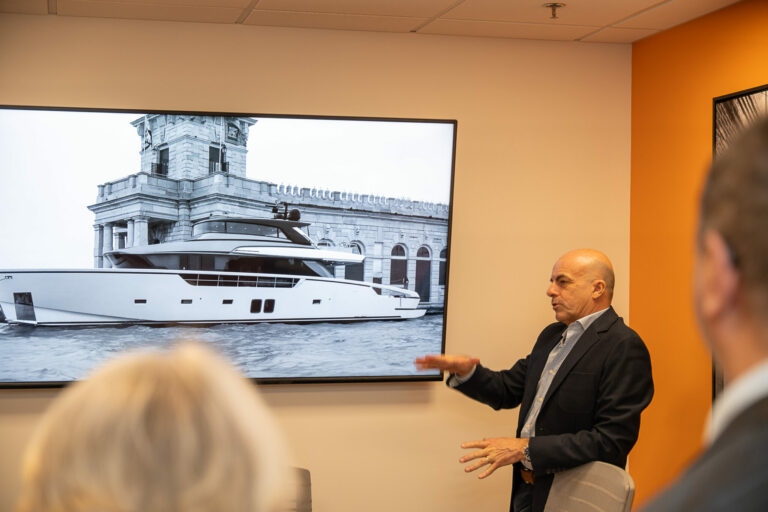Sanlorenzo & Bluegame Italian Evening Event at the Worth Avenue Yachts Seattle office
