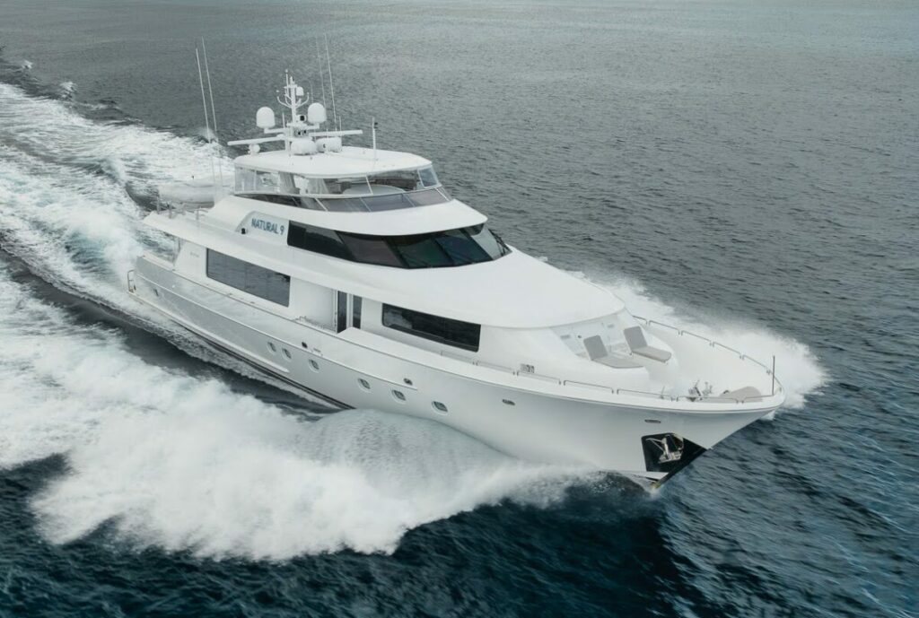 NATURAL 9 YACHT FOR SALE - 112′ WESTPORT